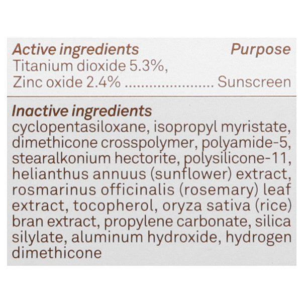 Ingredients list for Sun Bum Mineral Face Lotion SPF 30 including active and inactive components.