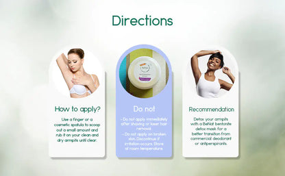 Vegan natural deodorant cream