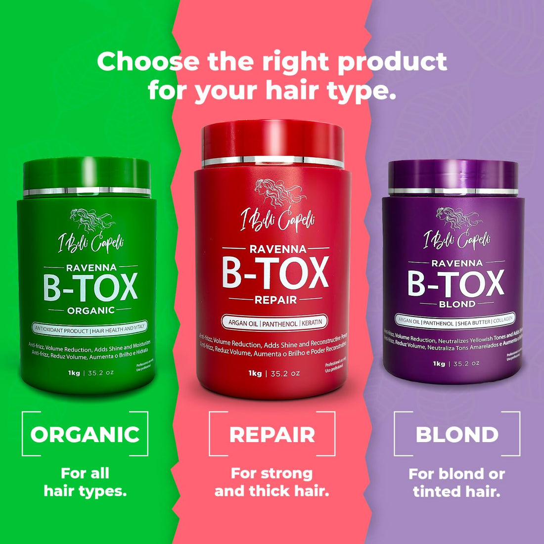 B tox hair treatment 1kg