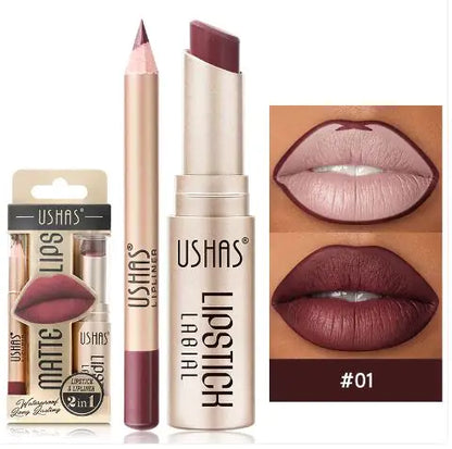 Matte nude lipstick