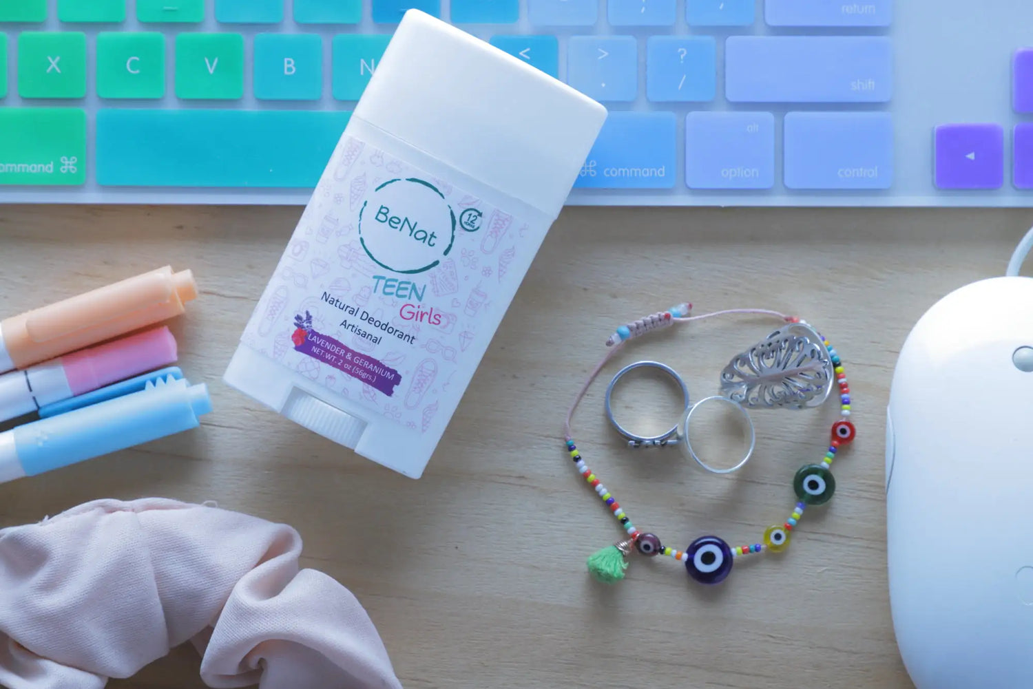 All-Natural Deodorant for Kids, BeNat&