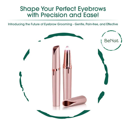 Rechargeable eyebrow hair remover
