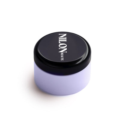 Exfoliating clay mask for sensitive skin luxury skincare jar side view
