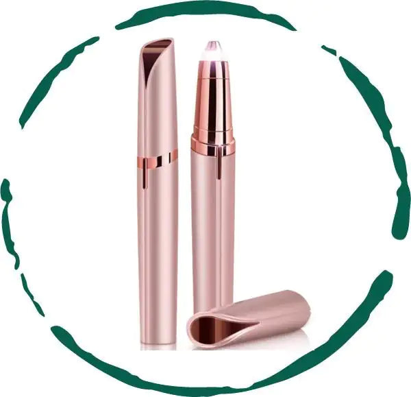 Rechargeable eyebrow hair remover