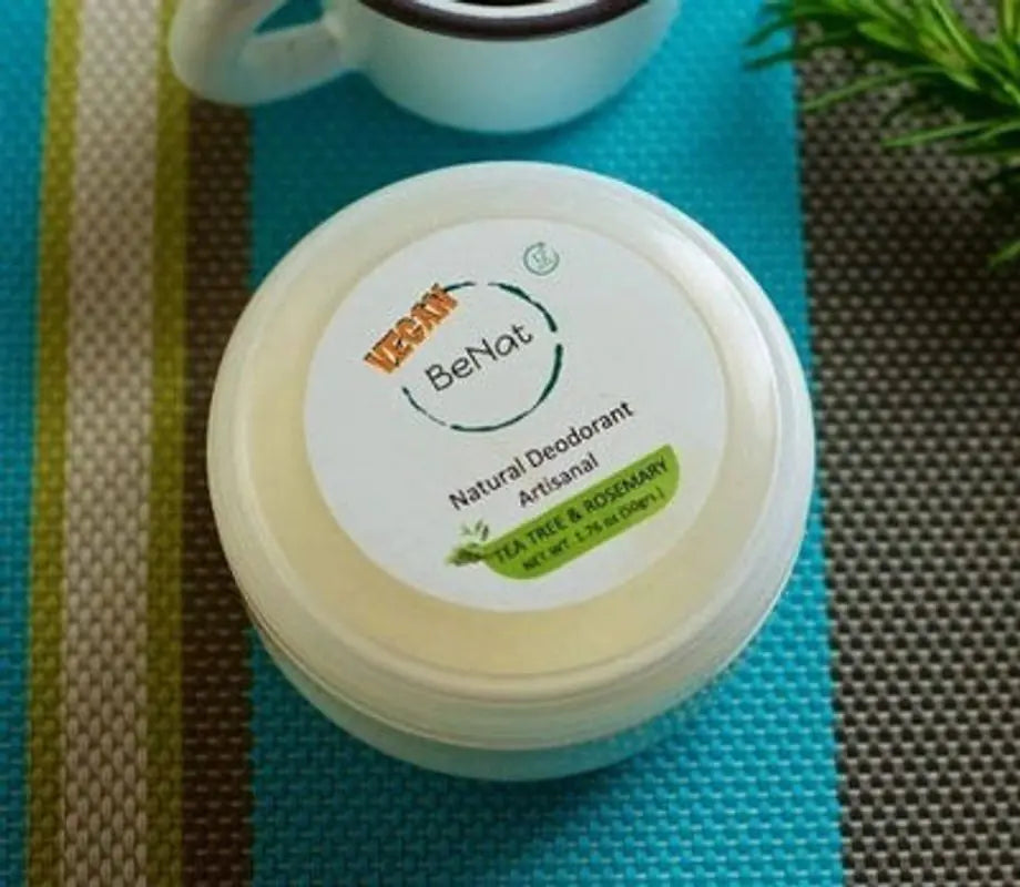 Vegan natural deodorant cream