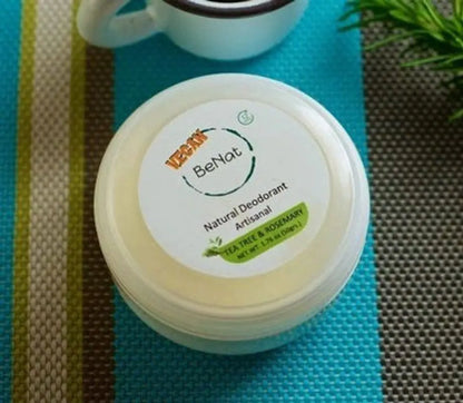 Vegan natural deodorant cream