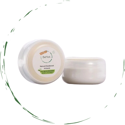Vegan natural deodorant cream